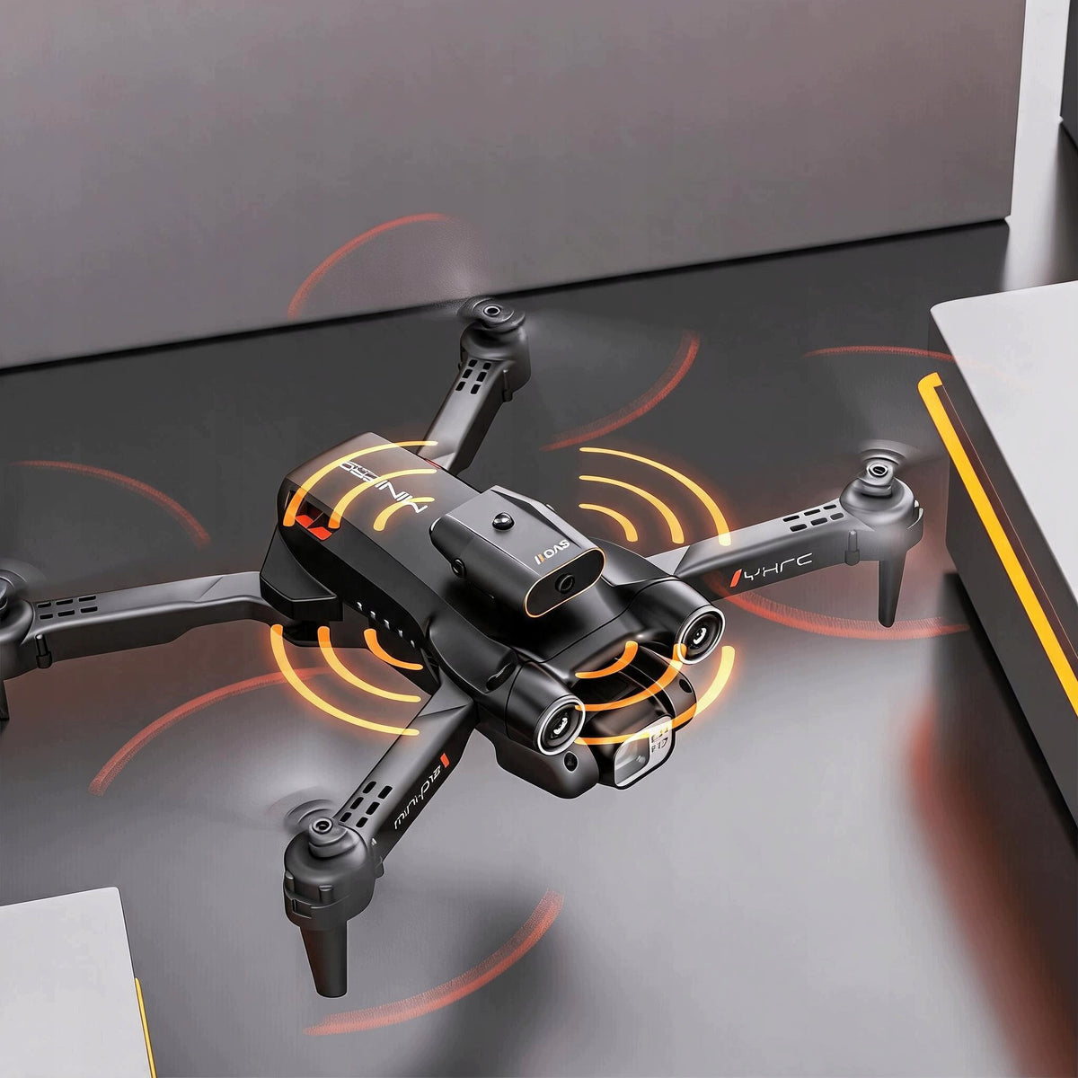 FOLDING DRONE FOR BEGINNERS 360° FLIP 3SPEEDS STABILIZATION GYROSCOPE Manufacturer code Dron A13 4K