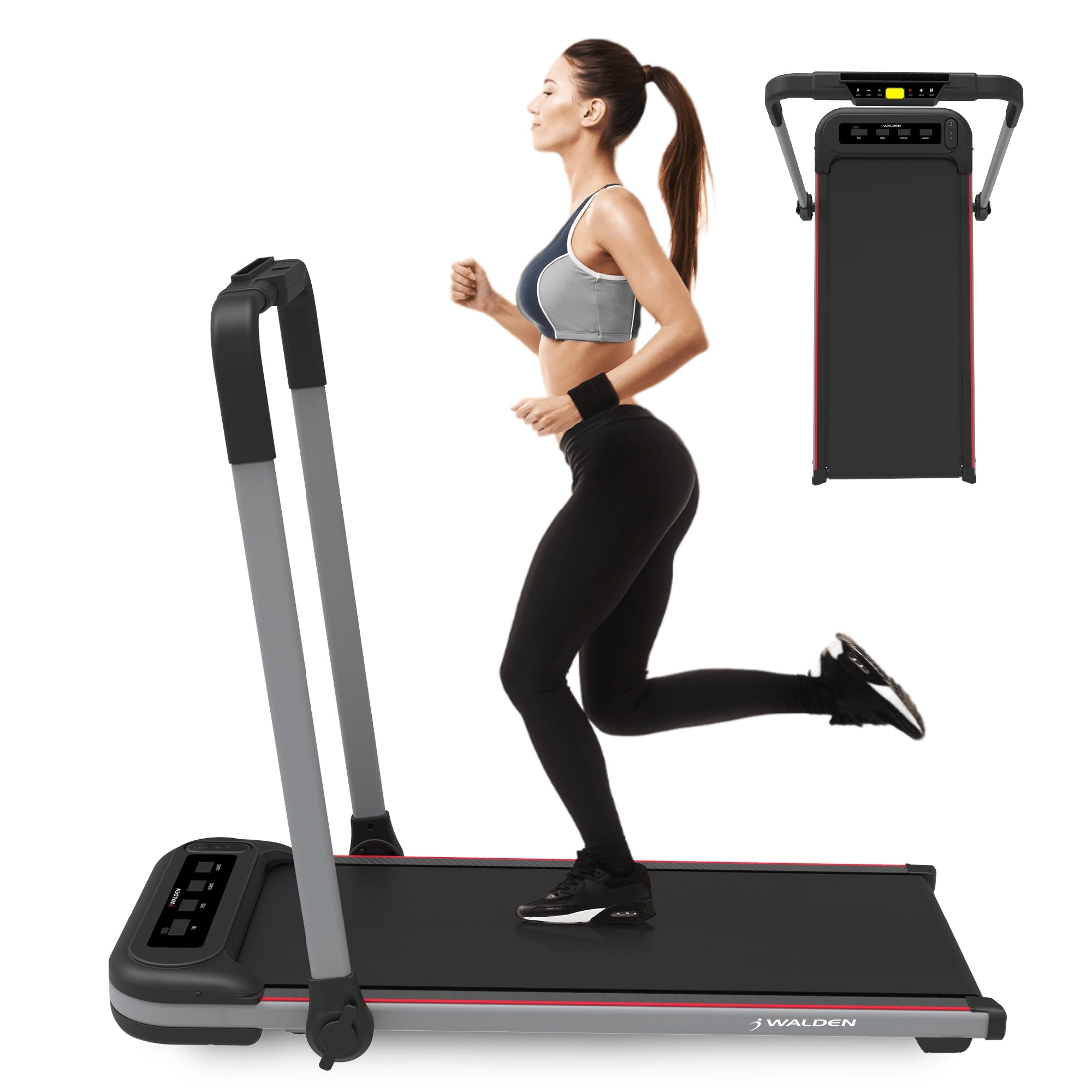 FOLDING ELECTRIC TREADMILL 10 KM/H WALDEN F2600