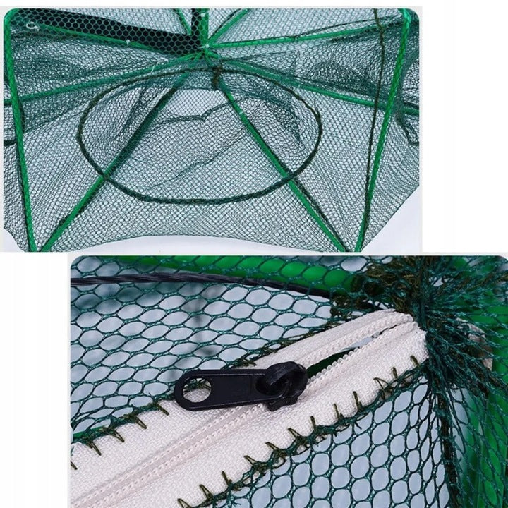 FOLDING FISHING NET WITH 8 HOLES Brand Miracle Fish