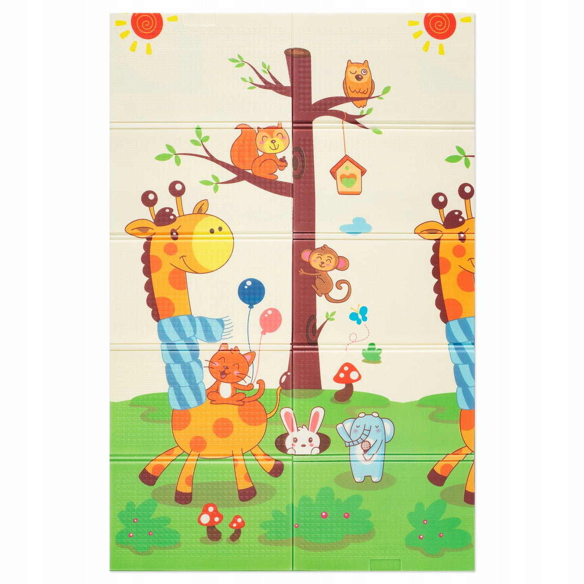 FOLDING FOAM MAT FOR CHILDREN EDUCATIONAL DOUBLE-SIDED HUMBI 120x180 BAG Packaging status original
