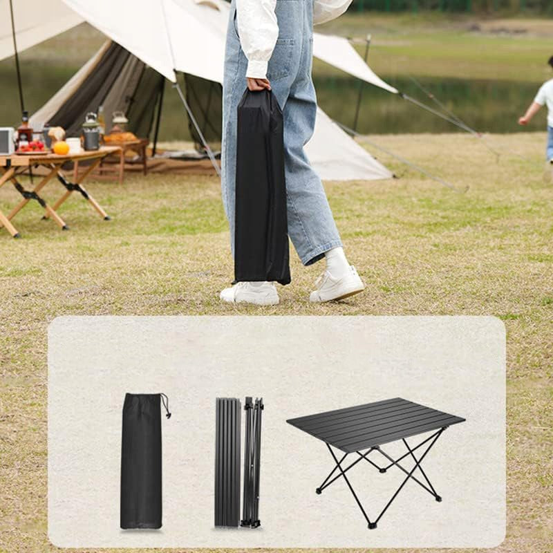 FOLDING GARDEN HIKING TABLE SPRING ROLL TABLE + STORAGE BAG Manufacturer code 6SP0463BU