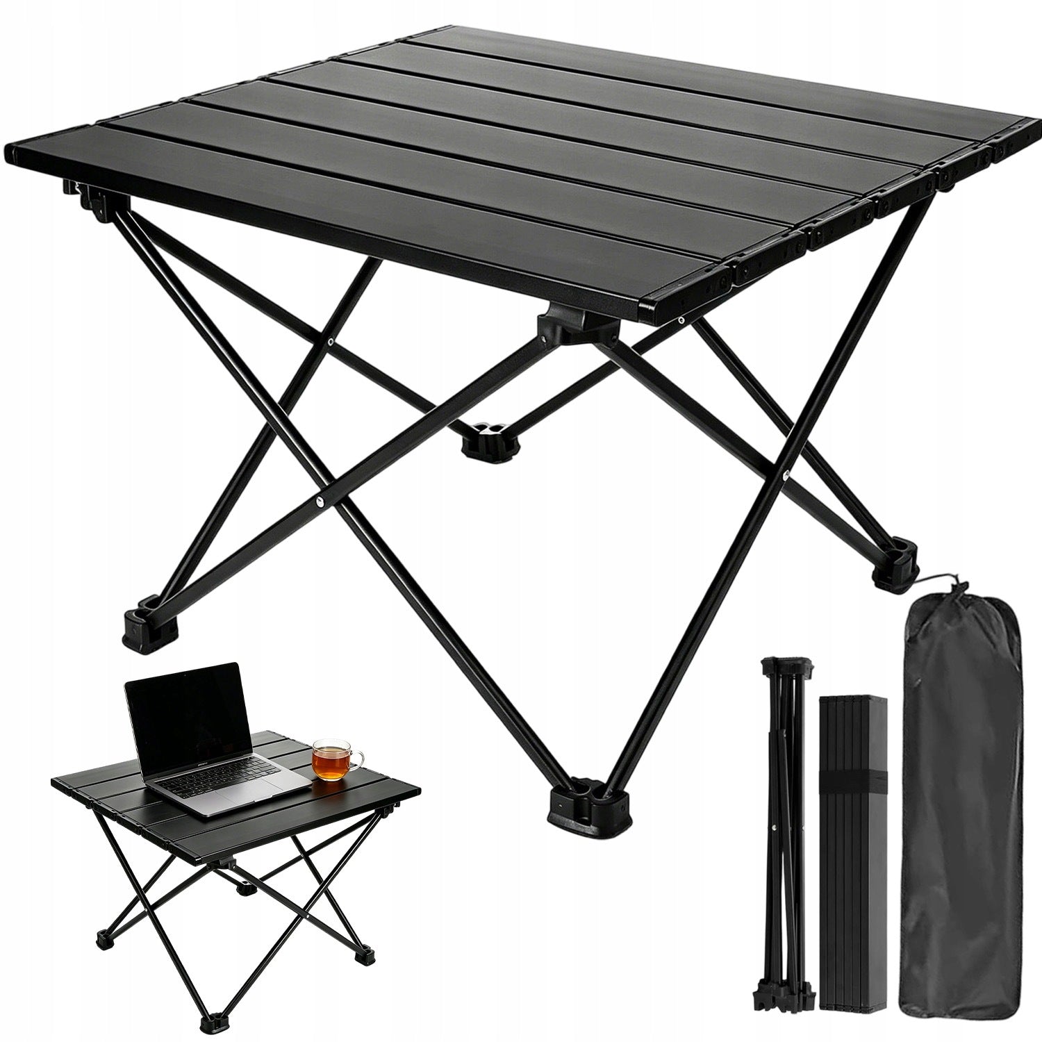 FOLDING GARDEN HIKING TABLE SPRING ROLL TABLE + STORAGE BAG