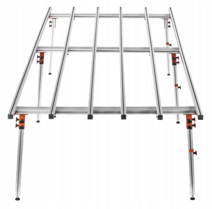 FOLDING GLAZING TABLE FOR LARGE FORMATS 360X150X80CM 250KG * Packaging status original