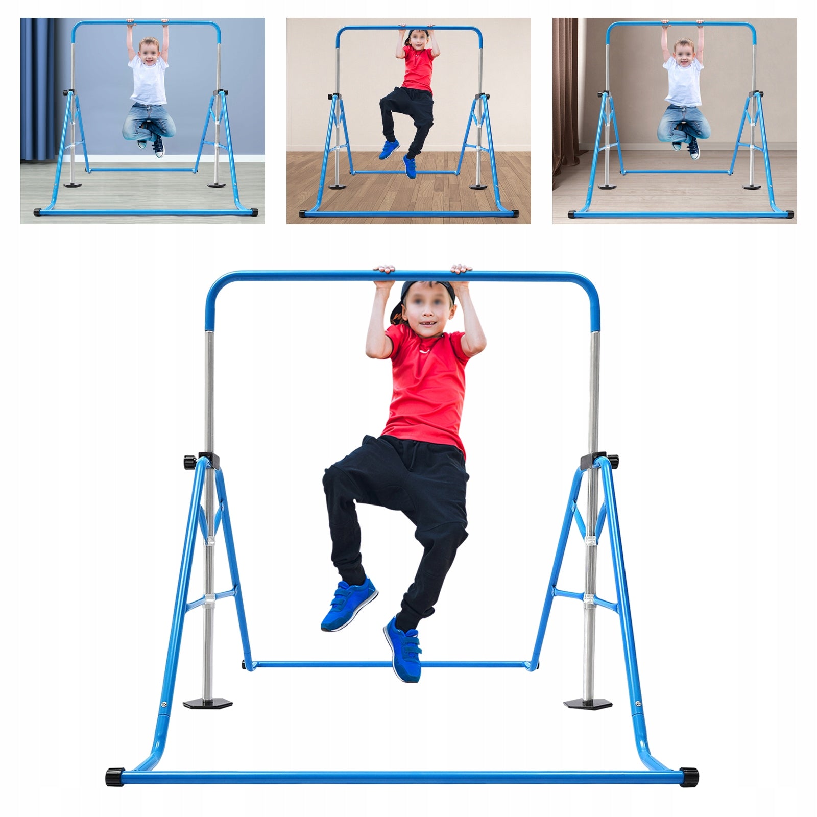 FOLDING GYMNASTIC BAR FOR CHILDREN ADJUSTABLE Brand no brand