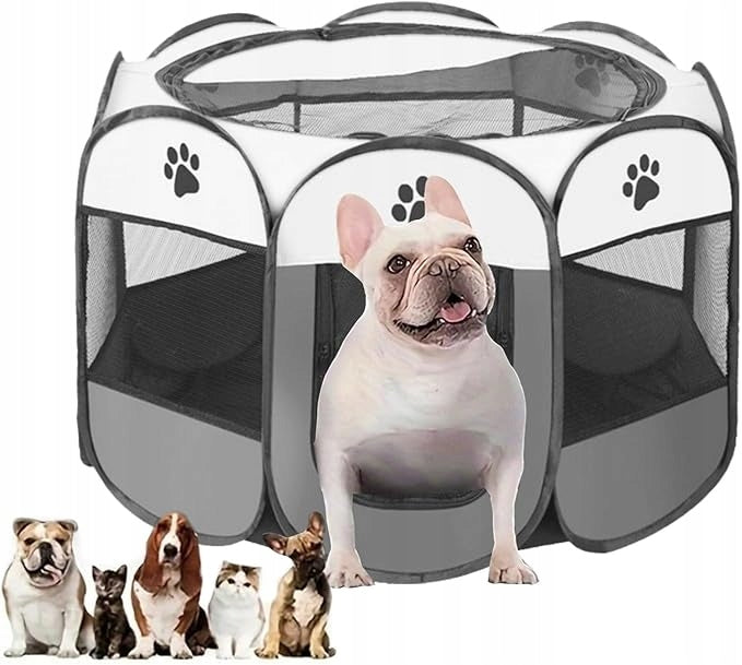 FOLDING LIGHTWEIGHT RABBIT PUPPY CAT DOG PLAYPEN BED FOR HOME