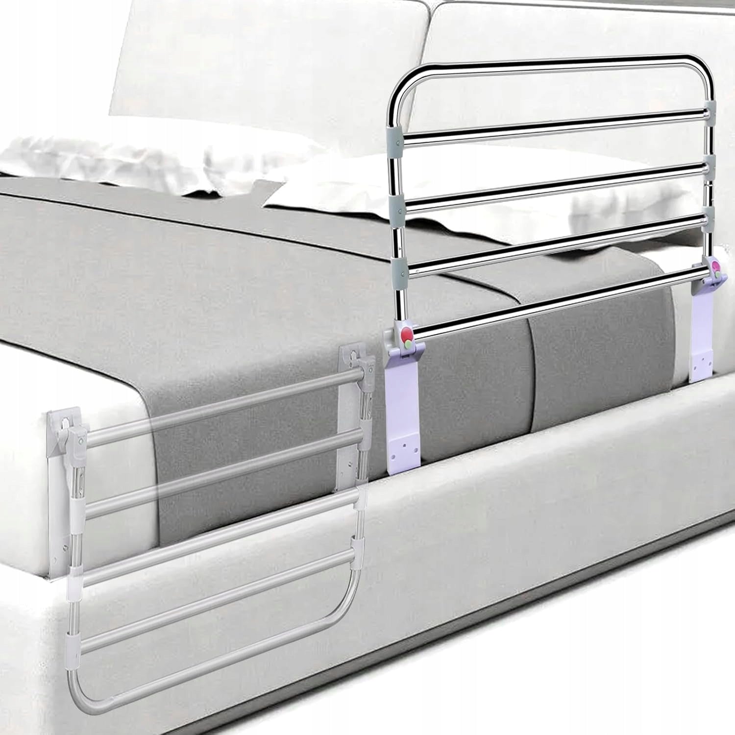 FOLDING PROTECTIVE BARRIER FOR BED FOR SENIORS 90x50 cm