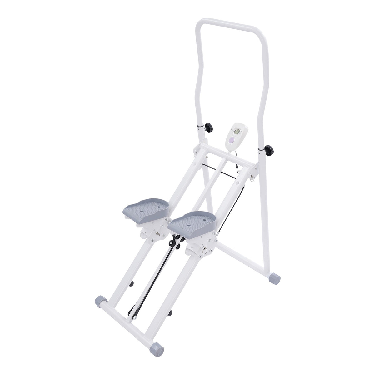 FOLDING STEPPER FOLDING CLIMBER TRAINER WITH LCD DISPLAY