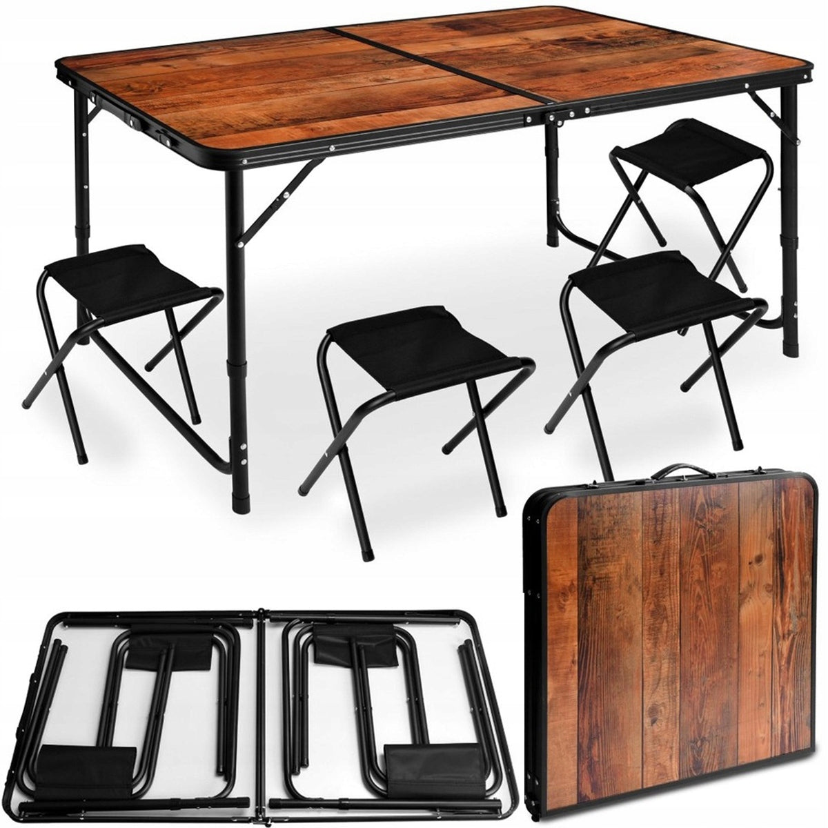 FOLDING TABLE FOLDING GARDEN CATERING TOURIST BANQUET 120 cm