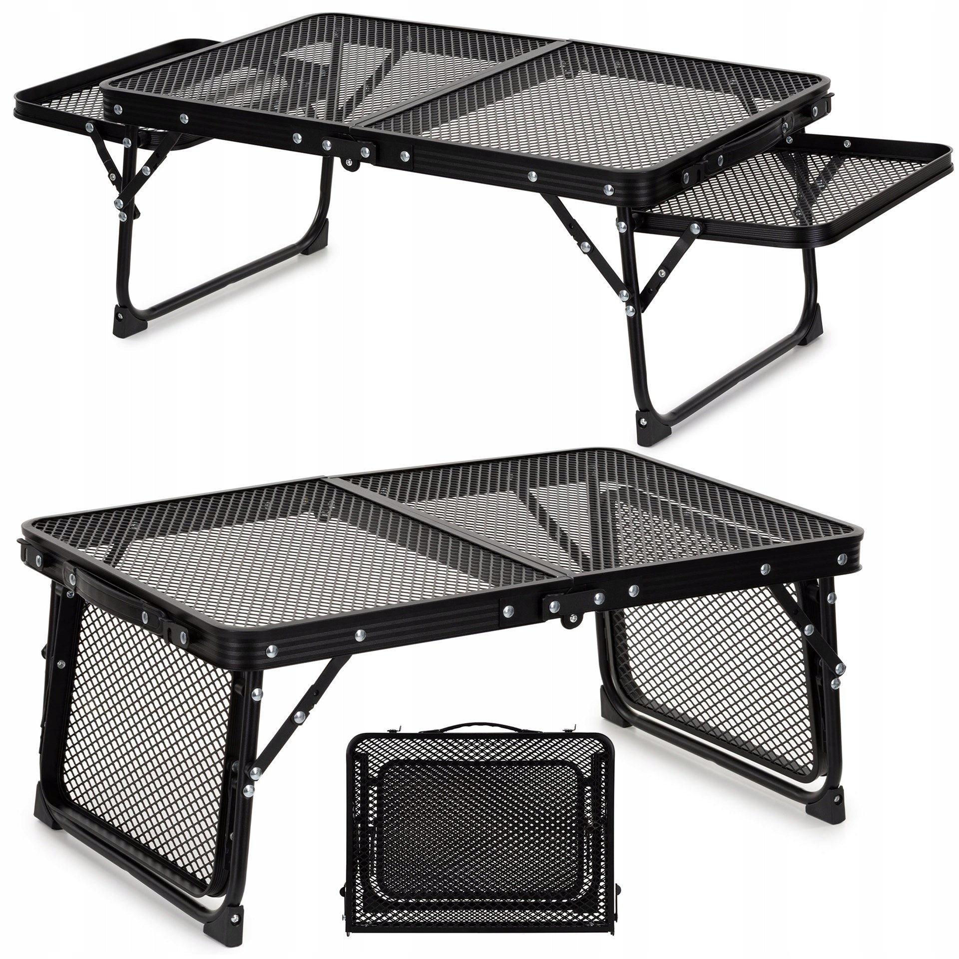 FOLDING TABLE HIKING CAMPING GARDEN CAMPING ALUMINUM 89x40cm