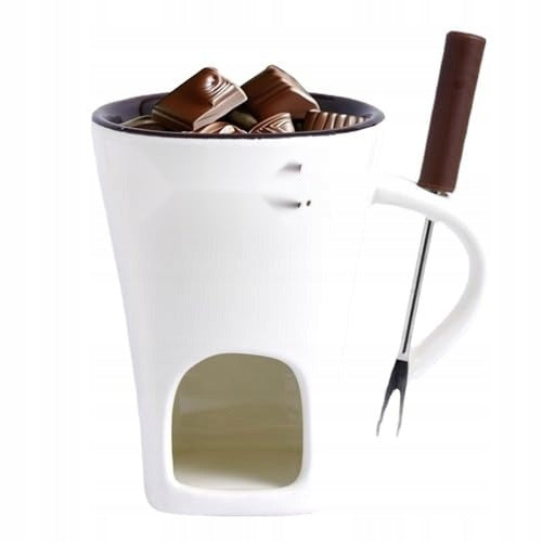 FONDUE CHOCOLATE CANDLE MUG CERAMIC FONDUE MUG 130 Packaging status original