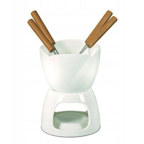 FONDUE FOR CHOCOLATE with forks Collezione Bianca founde