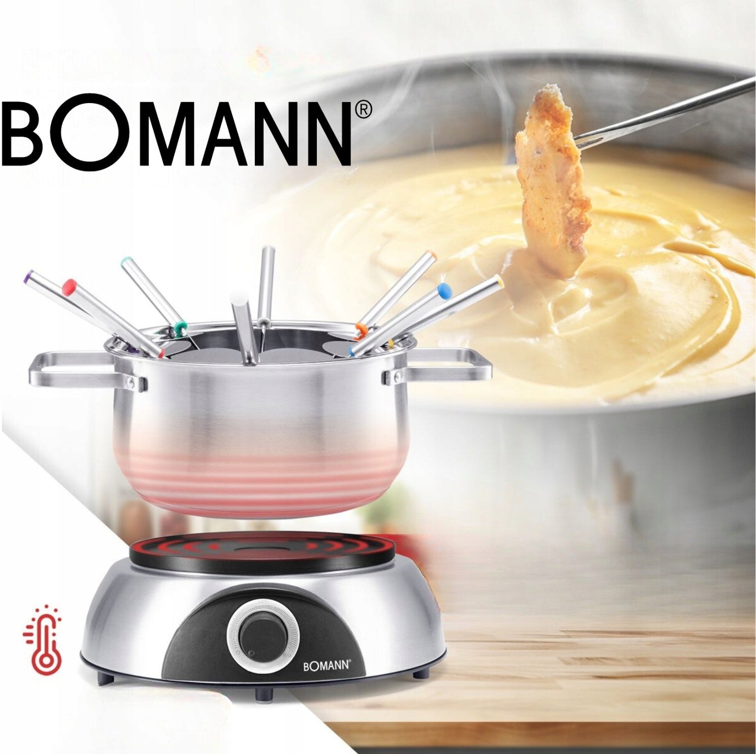 FONDUE SET DEVICE BOMANN FD 2248 CB Manufacturer code 622481