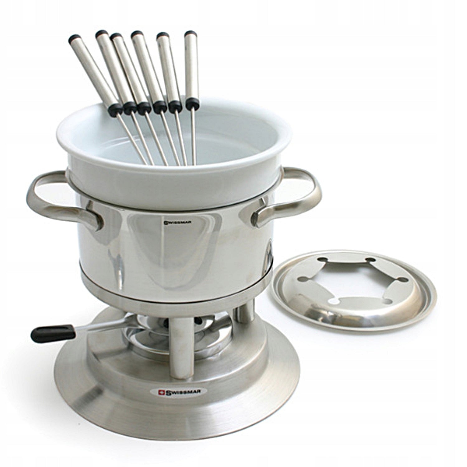 FONDUE SET for 6 People Meat Chocolate Cheese SWISSMAR