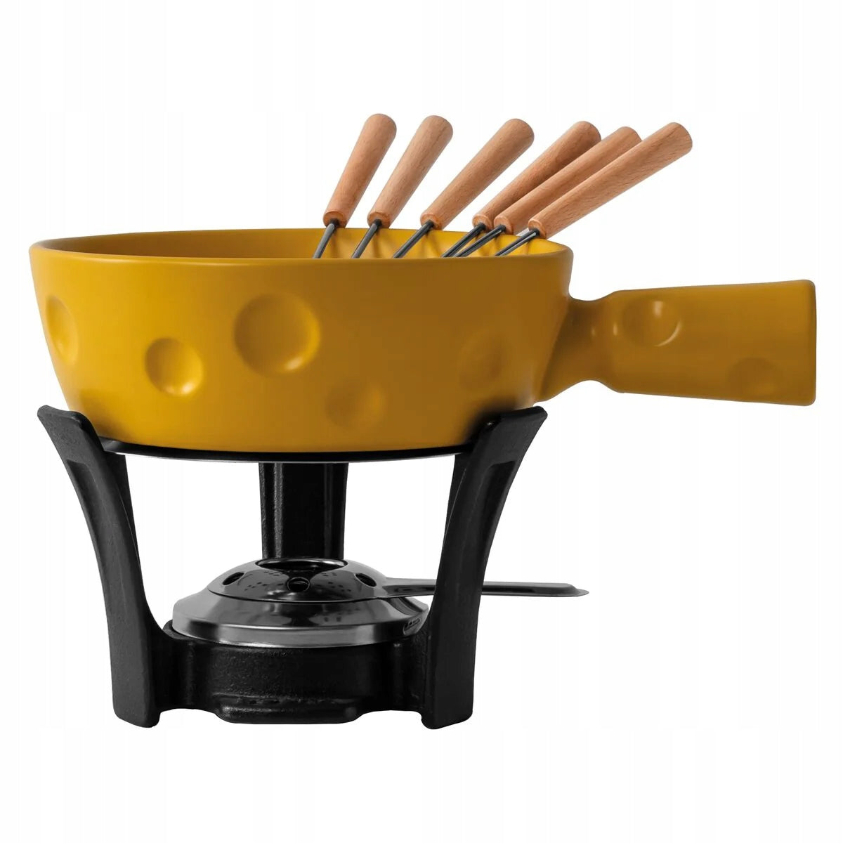 FONDUE set for 6 people BOSKA Super Cheesy Burner Forks GIFT