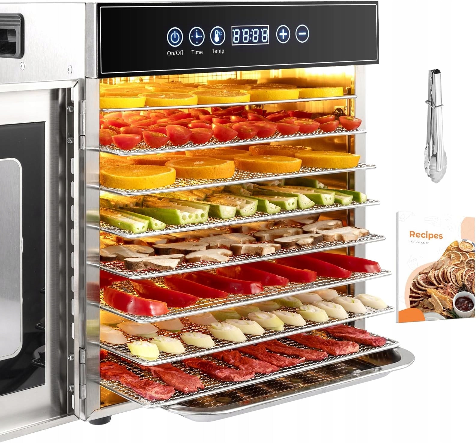 FOOD DRYER 500W 10 LEVELS MUSHROOM VEGETABLE FRUIT