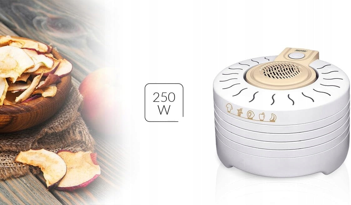 FOOD DRYER FOR FLOWER FRUIT MUSHROOMS 4 SIEVES HEIGHT ADJUSTMENT Manufacturer code 4 SITA REGULOWANA SUSZARKA DO WARZYW I OWOCÓW