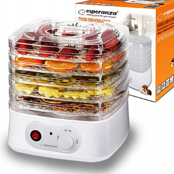 FOOD DRYER FOR MUSHROOMS LARGE 4 SIEVES 450 IN 8 PROGRAMS STRONG