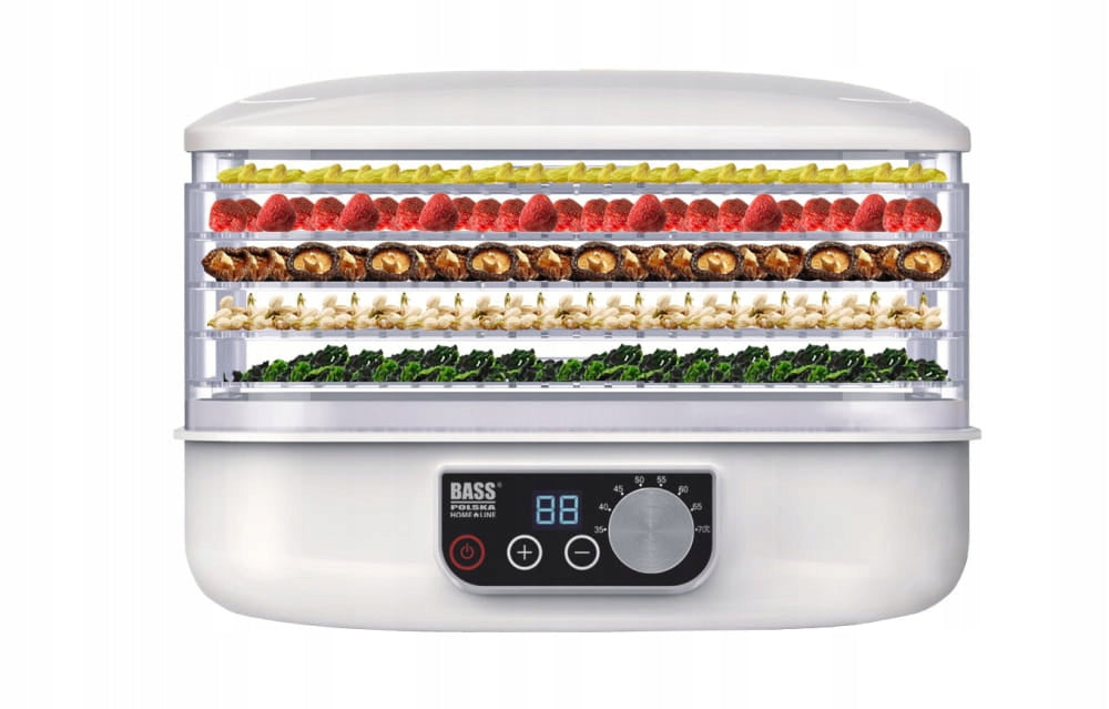 FOOD DRYER FOR VEGETABLE FRUIT MUSHROOMS 250W Brand Bass
