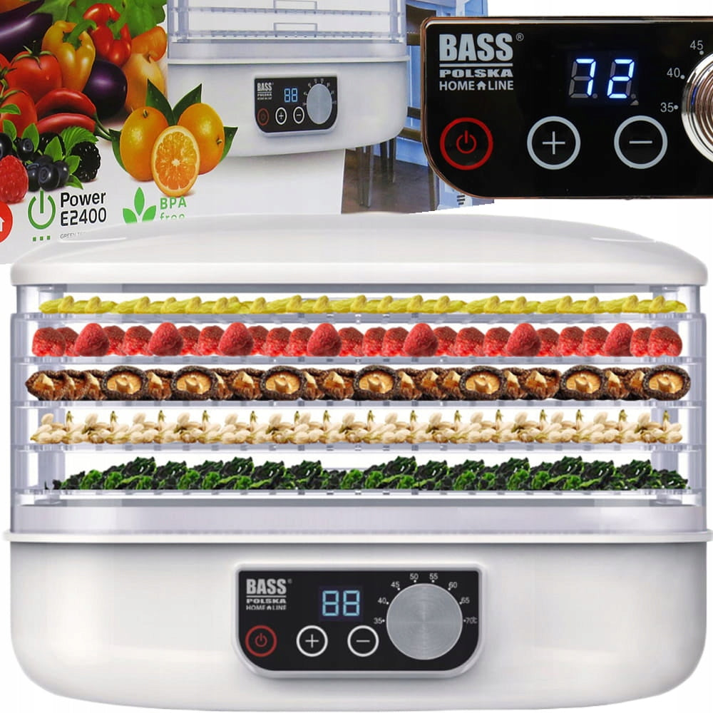 FOOD DRYER FOR VEGETABLE FRUIT MUSHROOMS 250W