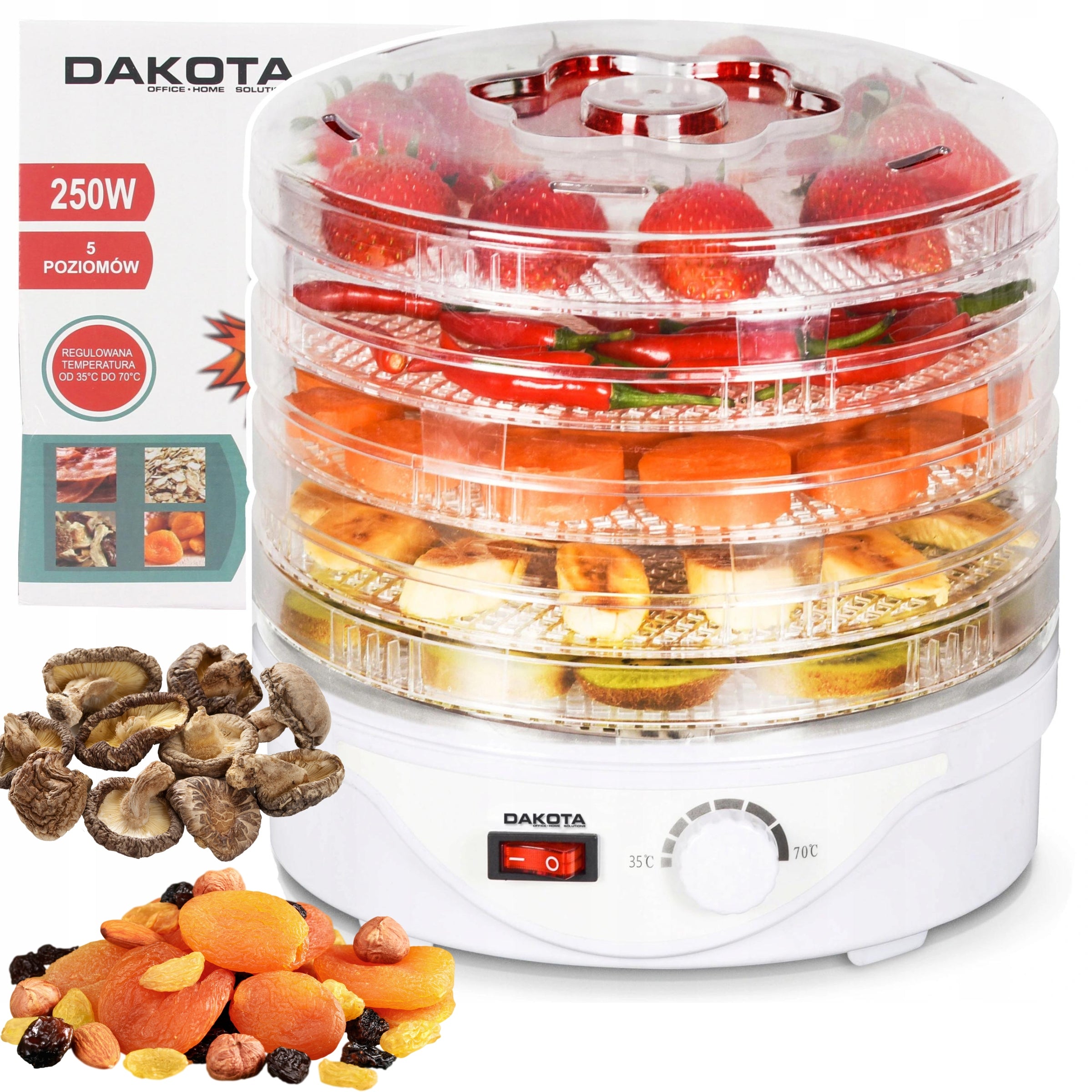 FOOD DRYER FOR VEGETABLE FRUIT MUSHROOMS