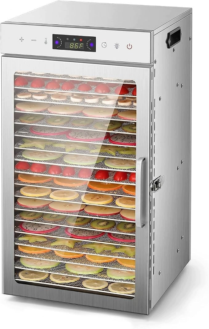 FOOD DRYER HUGE DEHYDRATOR 18 levels 800W 24h 30-90°C