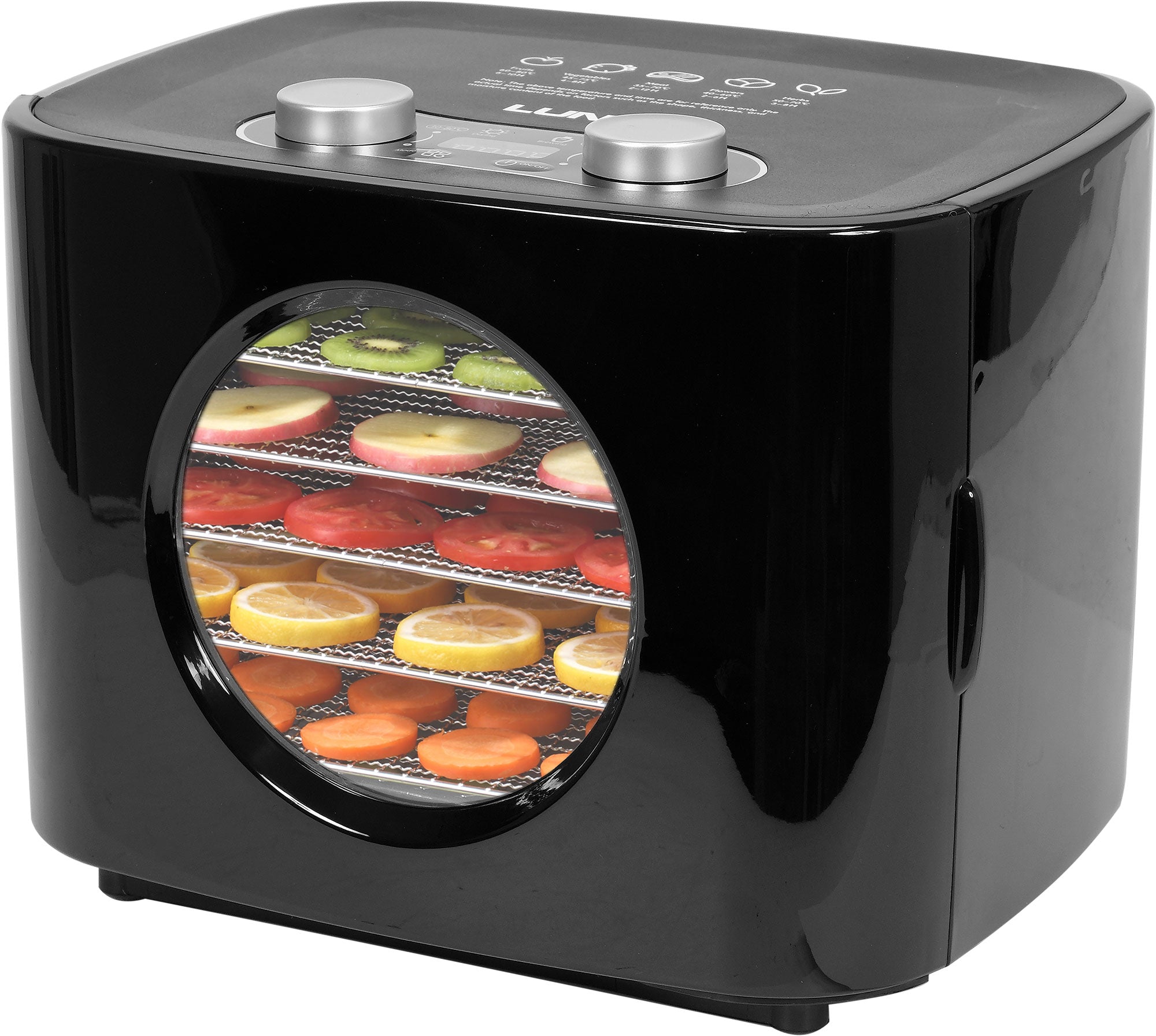 FOOD DRYER Lund 68280 for Fruit Mushrooms 300 W 5 Chrome Trays Brand Lund
