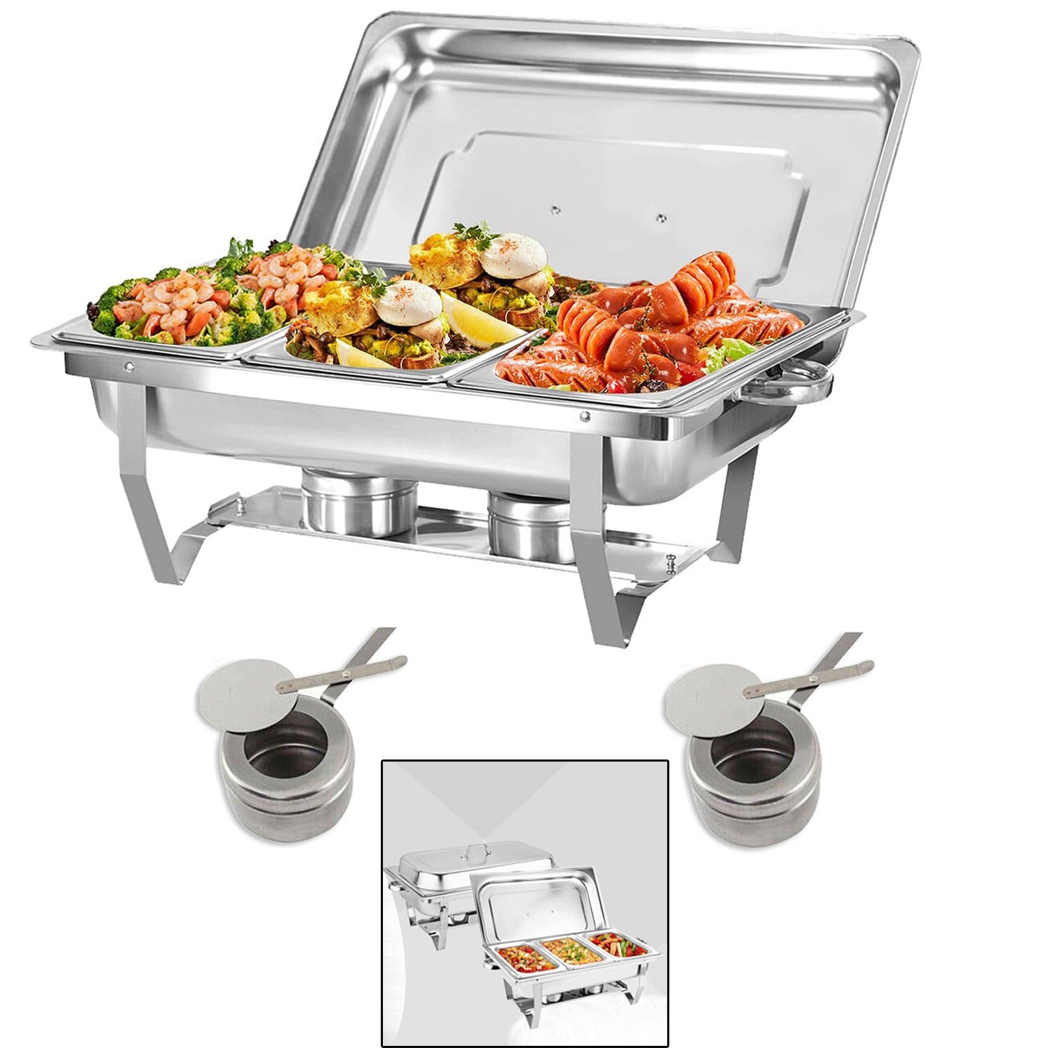 FOOD HEATER GASTRONOMIC 9 L STAINLESS STEEL