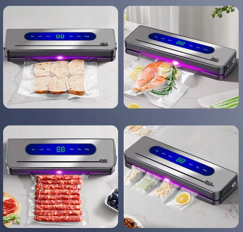 FOOD PACKAGING VACUUM WELDING MACHINE FOOD PACKING MACHINE 120W + FILMS Maximum seal width 36 cm
