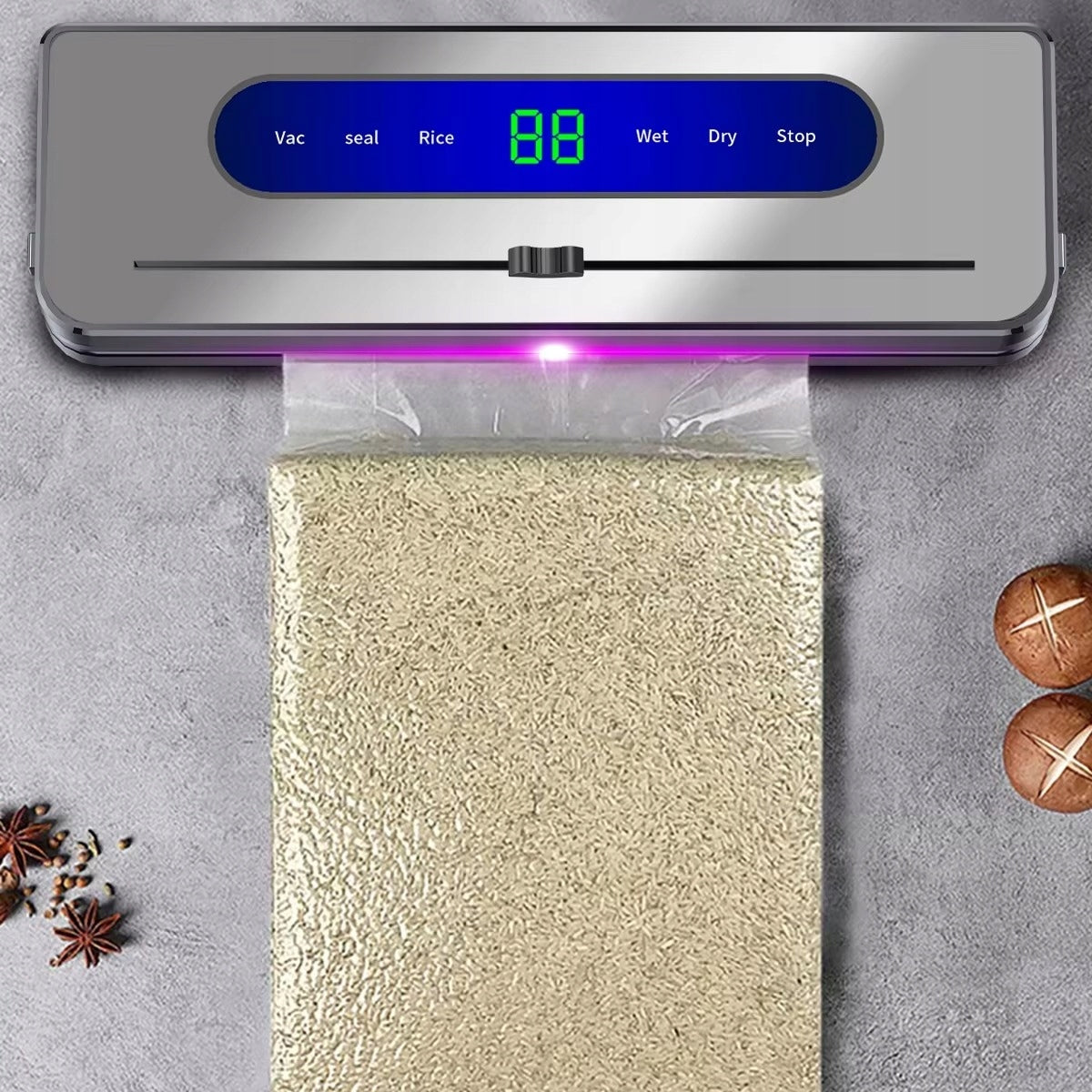 FOOD PACKAGING VACUUM WELDING MACHINE FOOD PACKING MACHINE 120W + FILMS Model Q79D