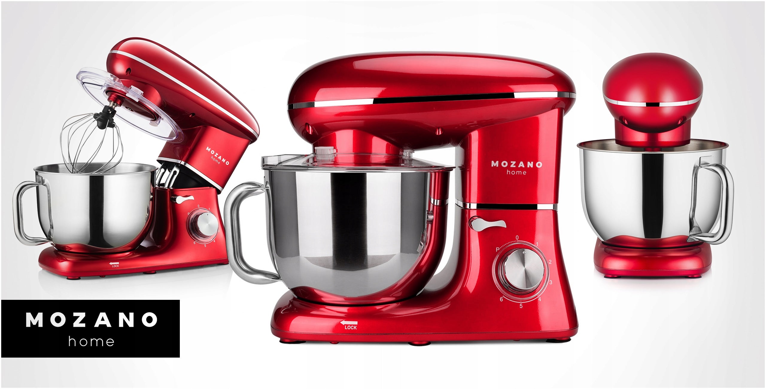 FOOD PROCESSOR PLANETARY MIXER 3 MIXER BOWL 6,2L STRONG Power rating 2000 W