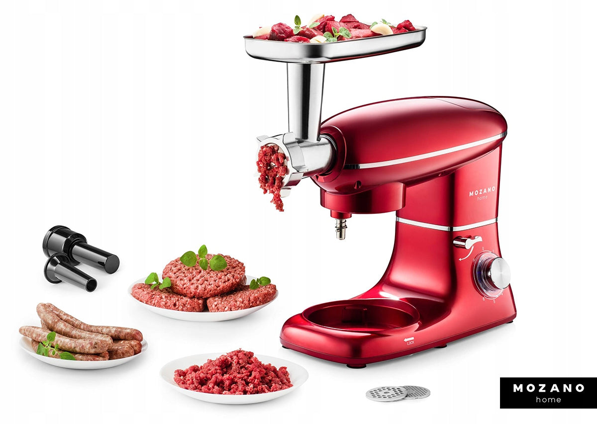 FOOD PROCESSOR PLANETARY MIXER BLENDER 6in1 BOWL 6,2L STRONG SET Brand Mozano