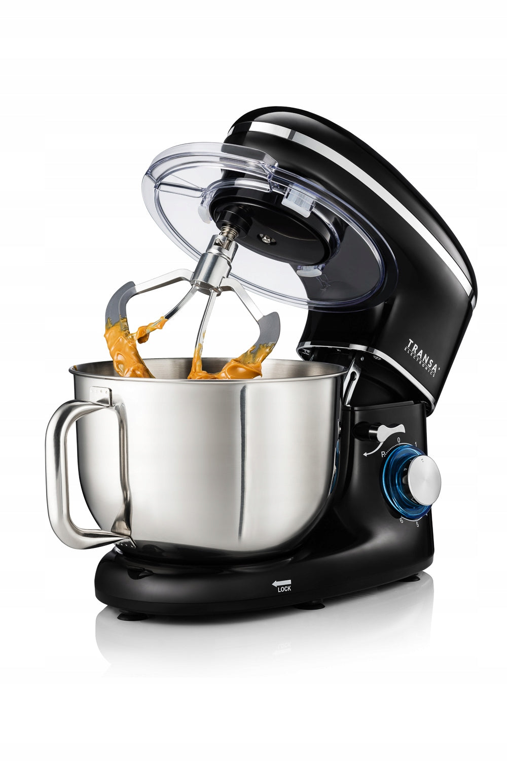FOOD PROCESSOR PLANETARY MIXER BlackChef BOWL 6L HIGH POWER 3000W Brand Transa Electronics