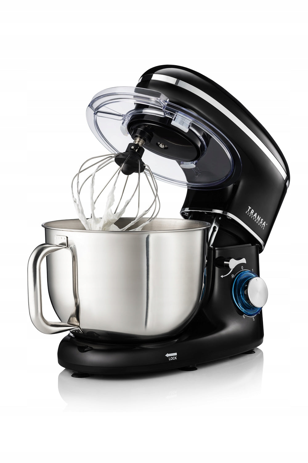 FOOD PROCESSOR PLANETARY MIXER BlackChef BOWL 6L HIGH POWER 3000W Dominant color black