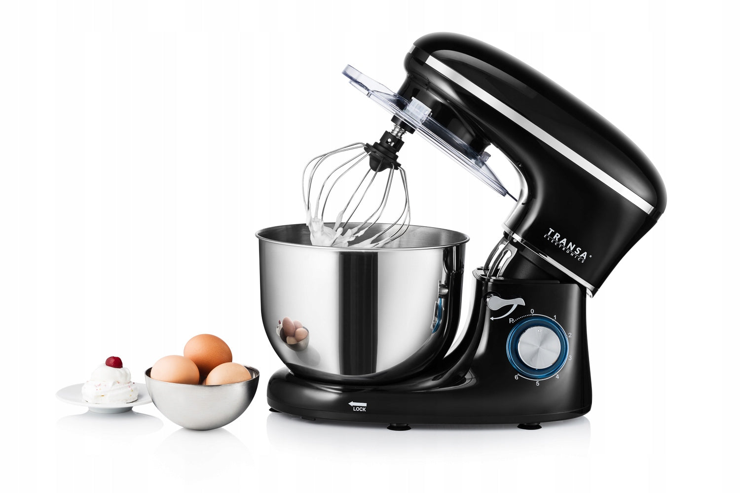 FOOD PROCESSOR PLANETARY MIXER BlackChef BOWL 6L HIGH POWER 3000W Operating modes pulsating