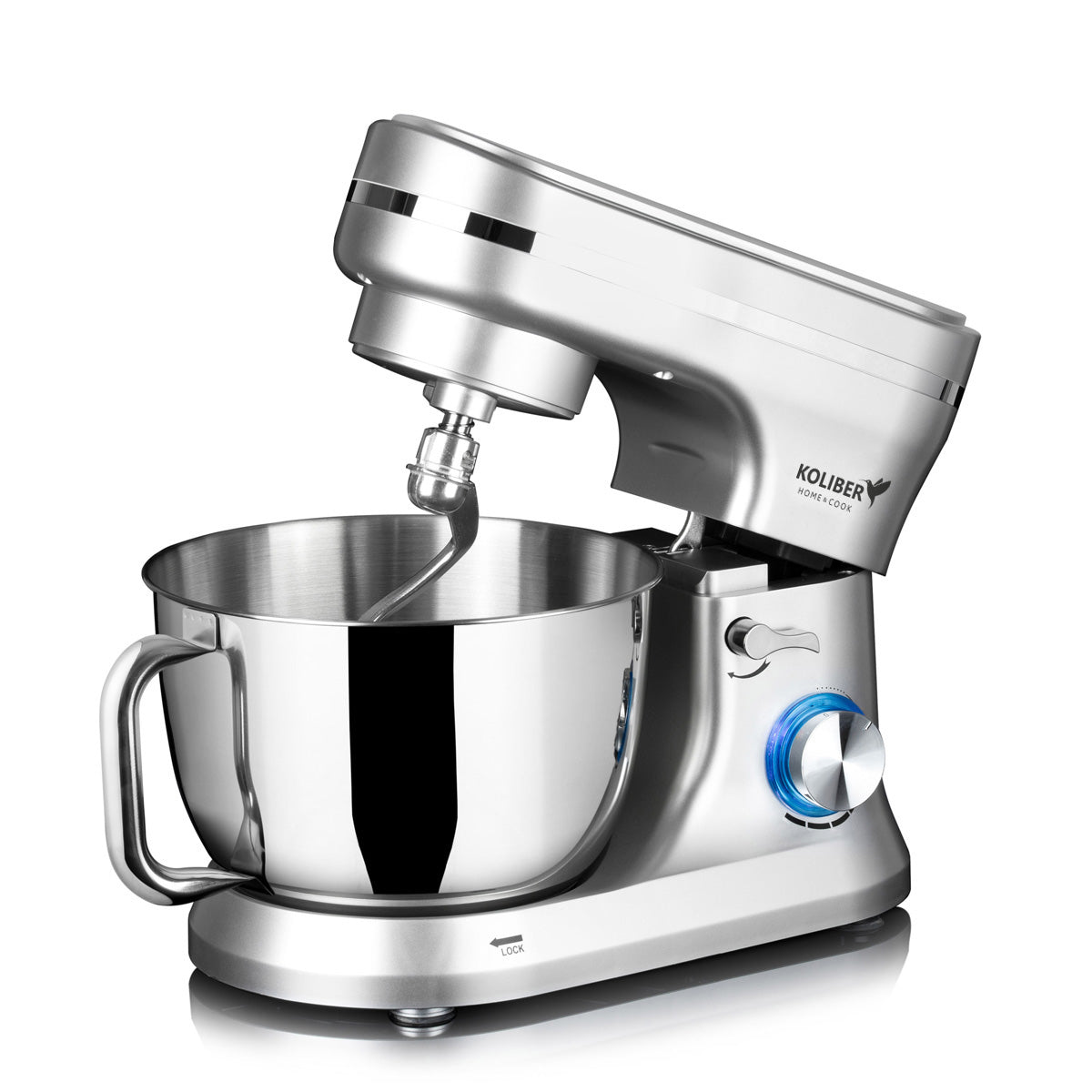 FOOD PROCESSOR PLANETARY MIXER KOLIBER X-2400-W 4.5L 6in1 MULTIFUNCTIONAL Power rating 1300 W