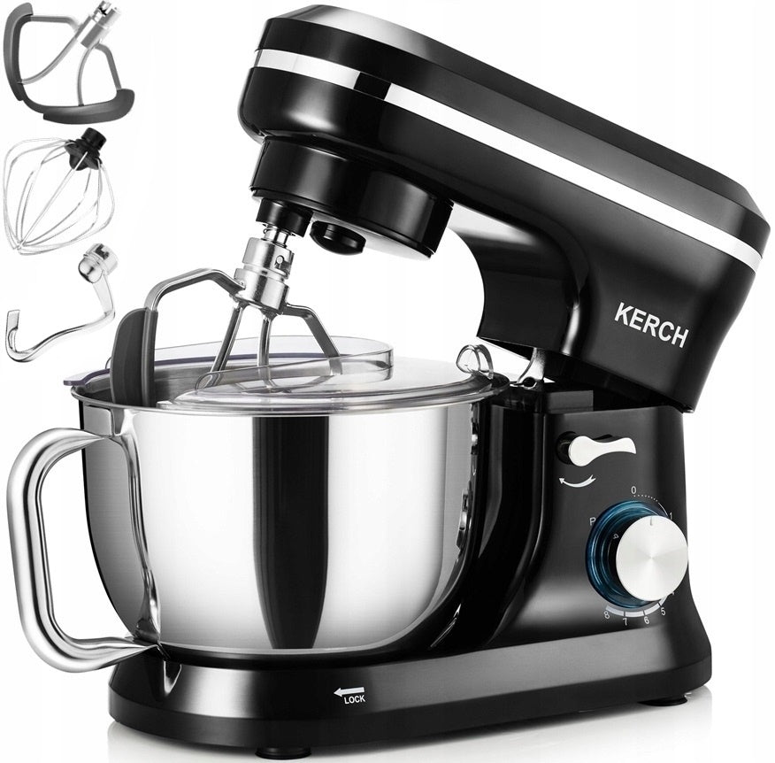 FOOD PROCESSOR PLANETARY MIXER WITH BOWL KERCH FERRO BLACK 4,5L NEW