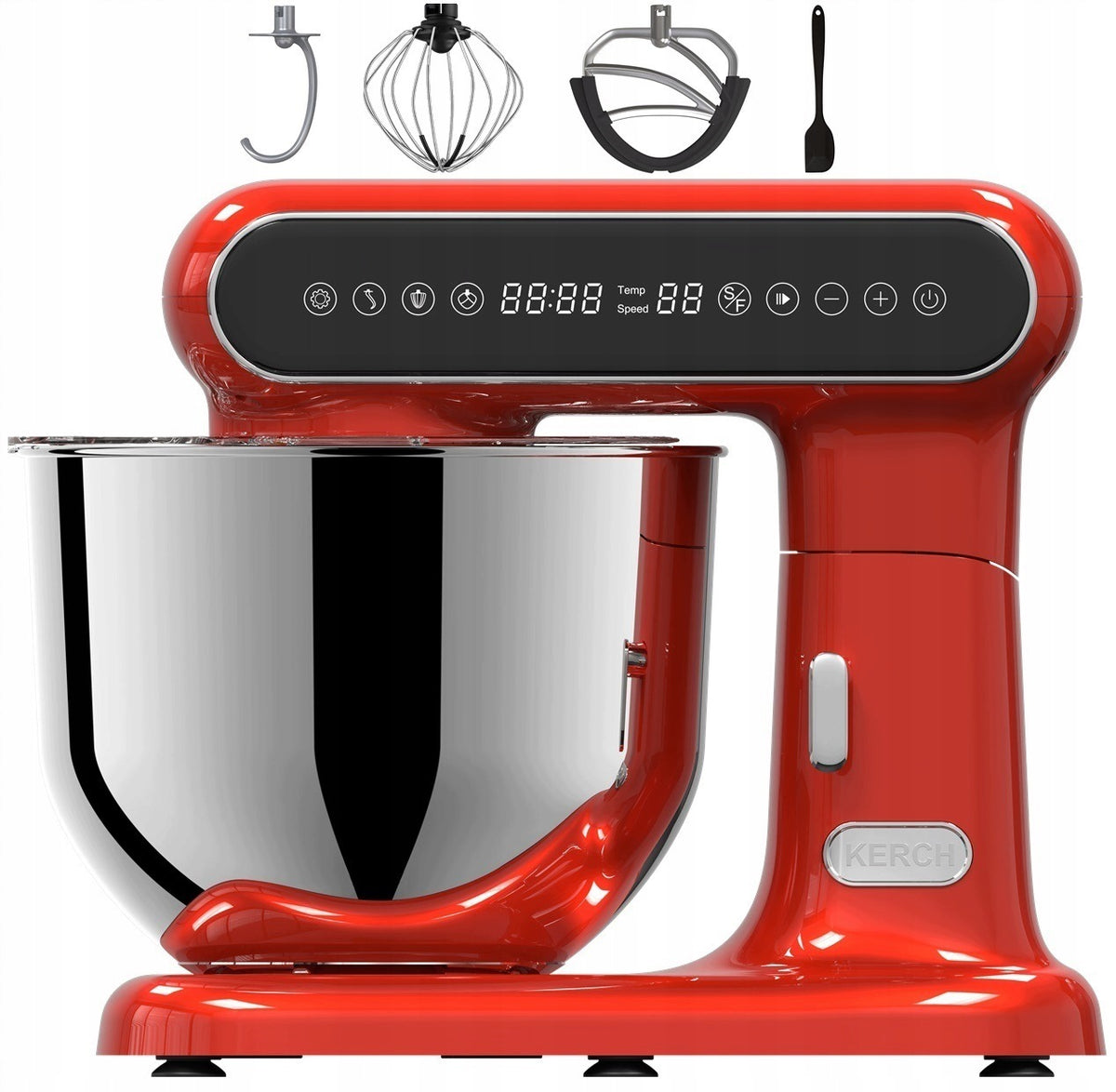 FOOD PROCESSOR PLANETARY MIXER WITH BOWL KERCH MONZA FERMENTATION RED 6,2L