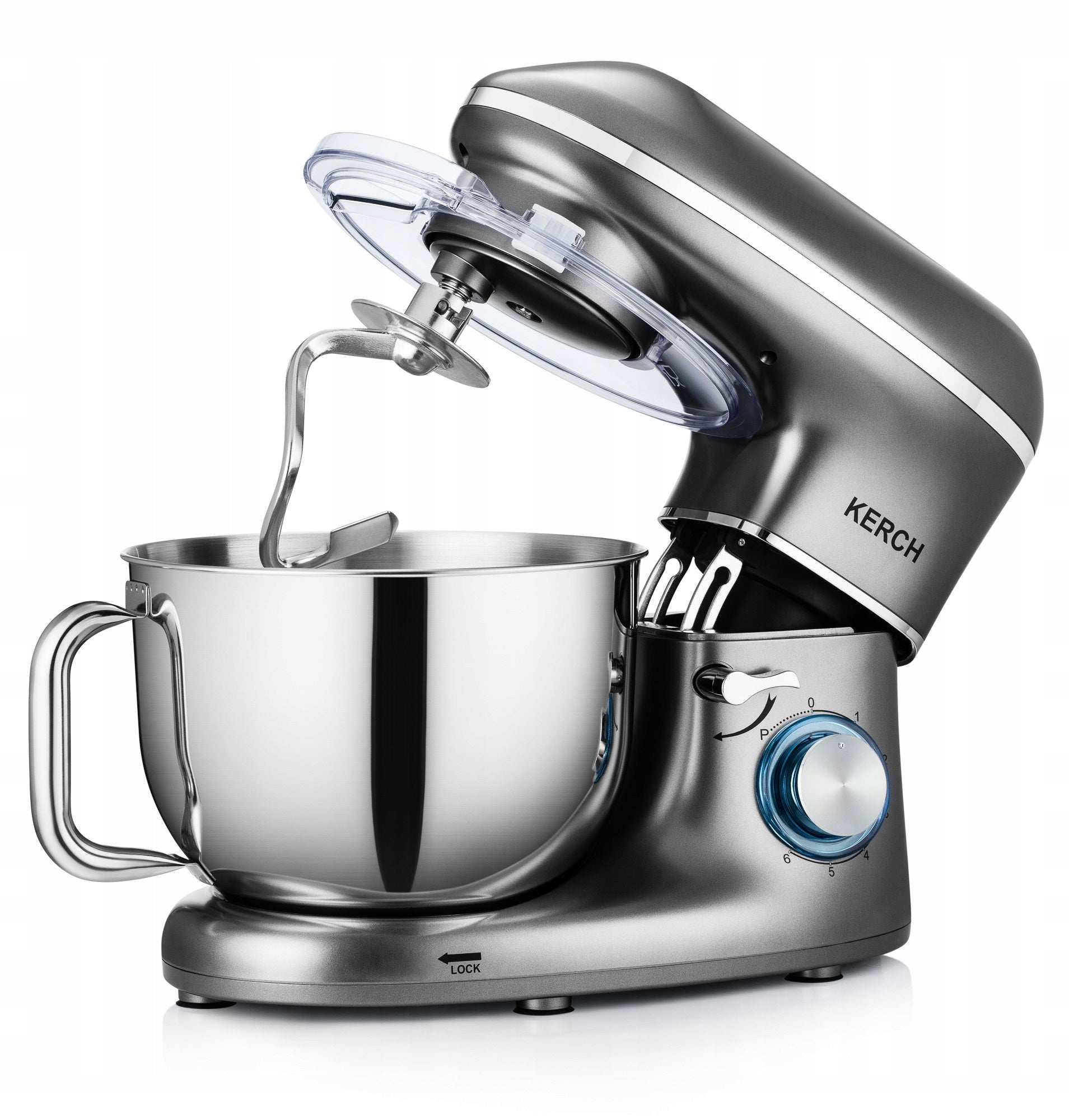 FOOD PROCESSOR PLANETARY MIXER WITH BOWL KERCH MYCHEF 4000W GREY 6,2L Brand Kerch