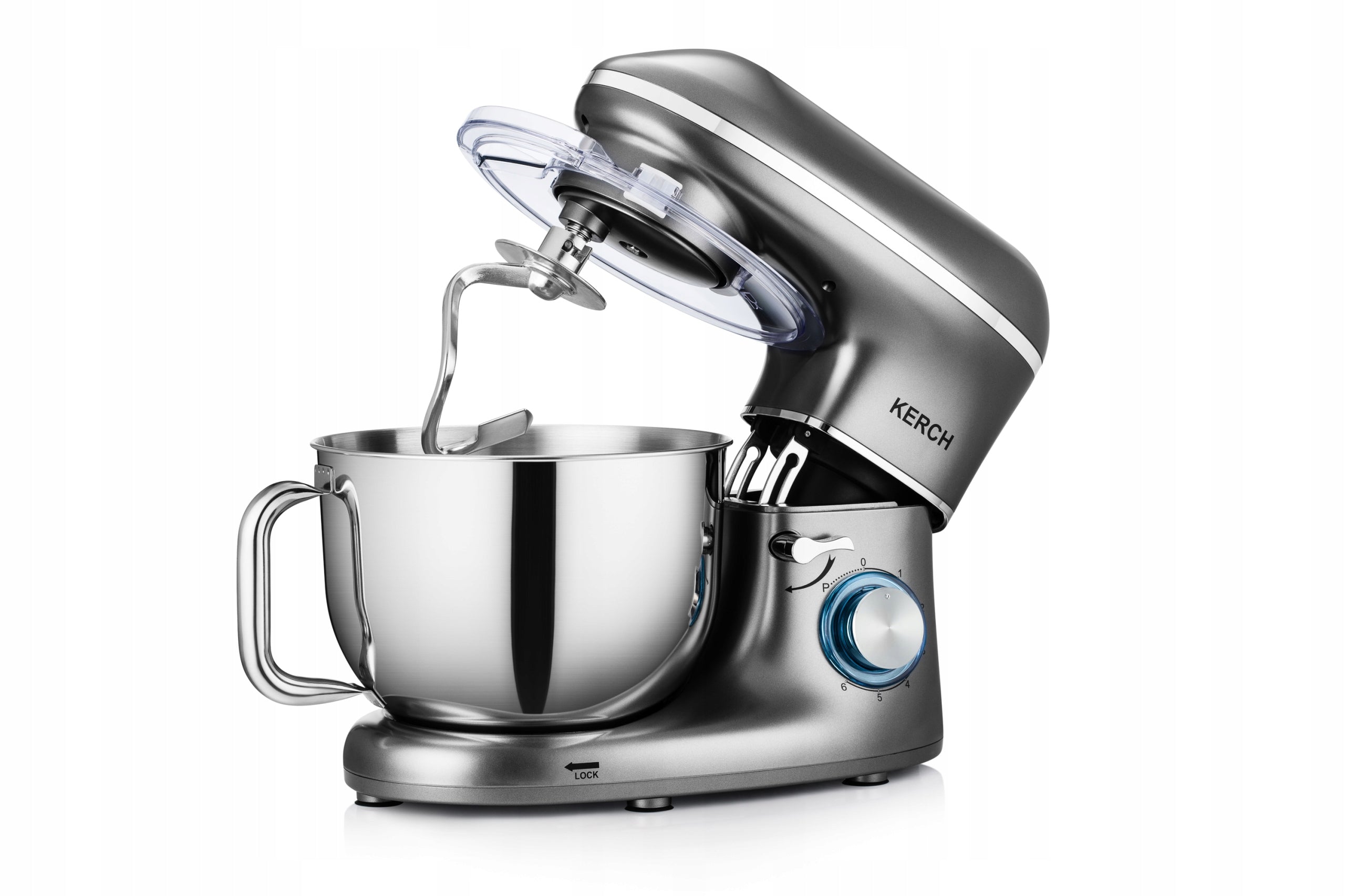 FOOD PROCESSOR PLANETARY MIXER WITH BOWL KERCH MYCHEF 4000W GREY 6,2L NEW Manufacturer code MYCHEF/PR2200/GREY