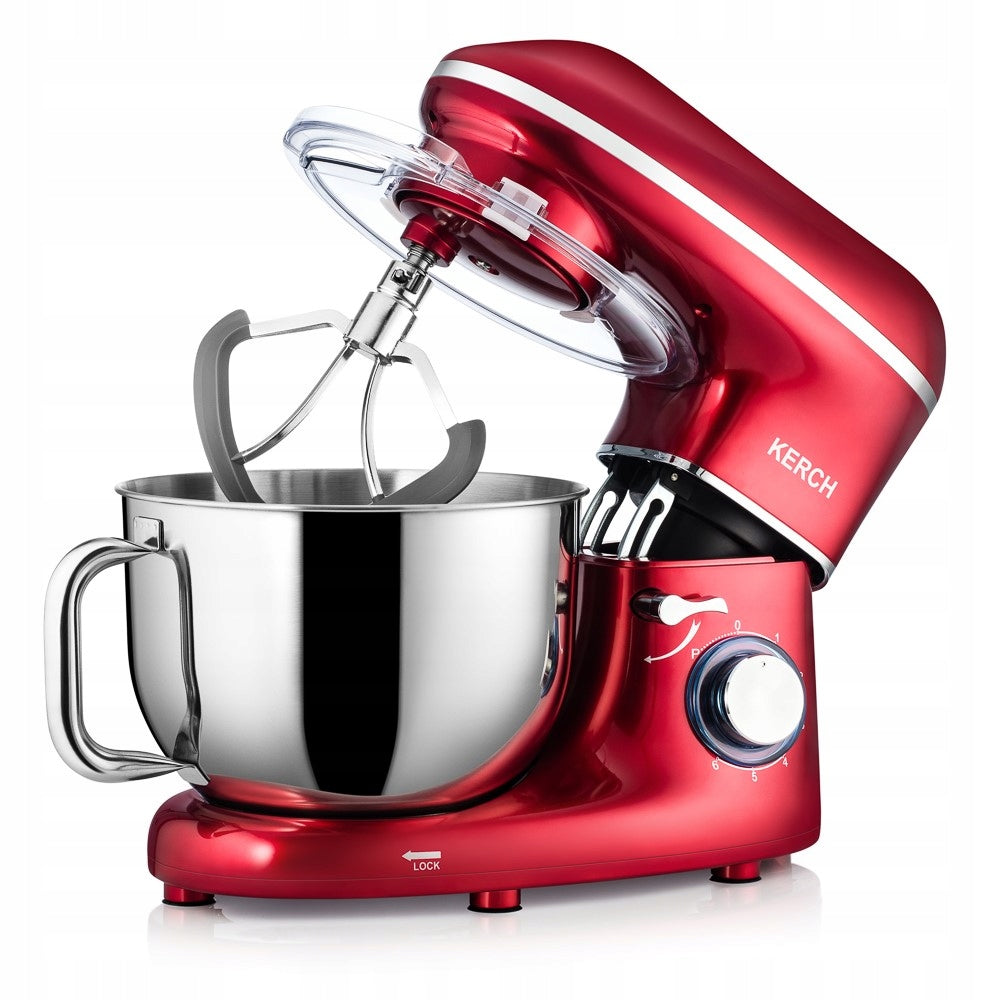 FOOD PROCESSOR PLANETARY MIXER WITH BOWL KERCH MYCHEF 4000W RED 6,2L Model MYCHEF 4000W
