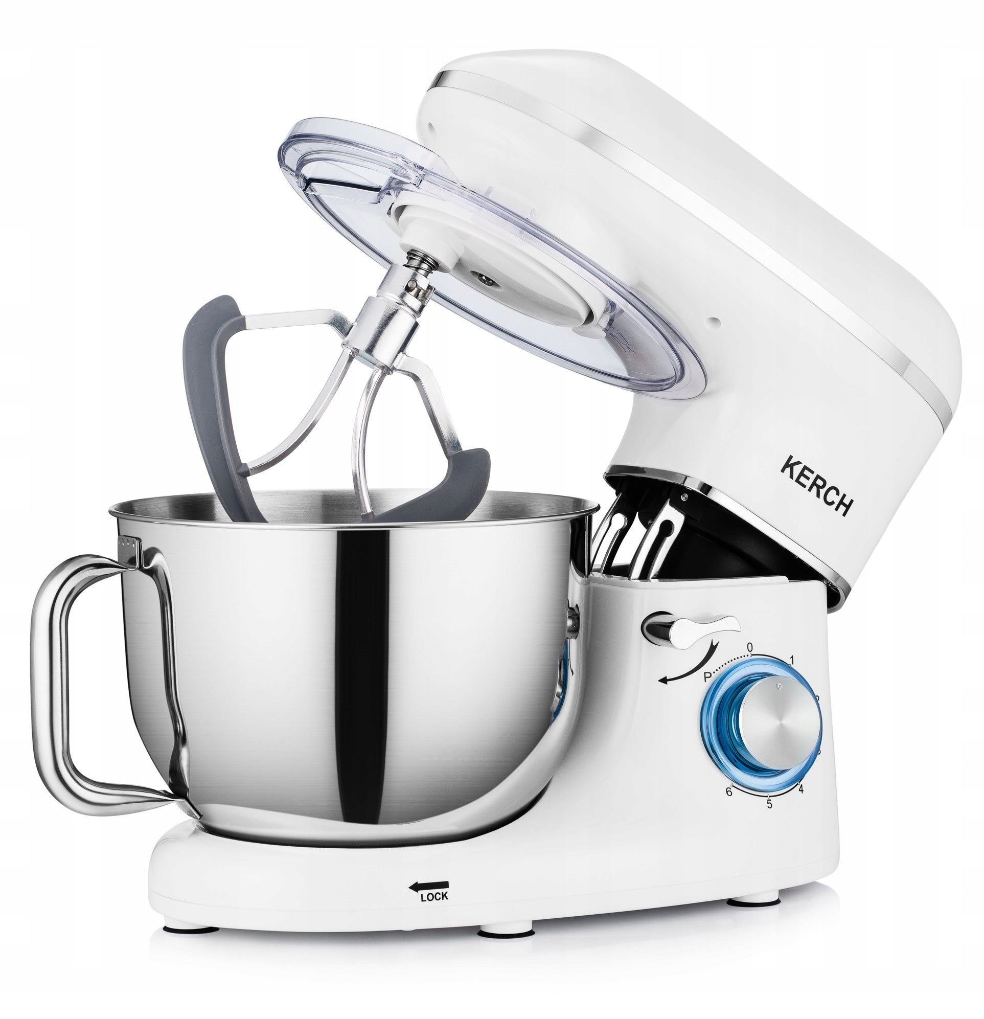 FOOD PROCESSOR PLANETARY MIXER WITH BOWL KERCH MYCHEF 4000W WHITE 6,2L Model MYCHEF 4000W