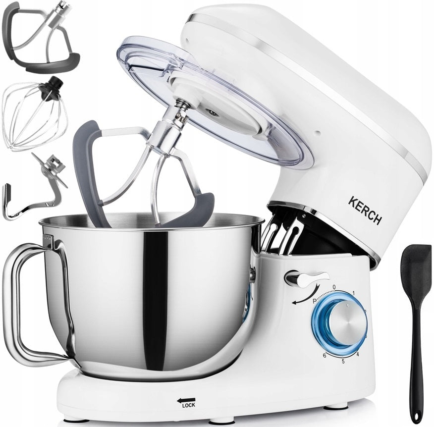 FOOD PROCESSOR PLANETARY MIXER WITH BOWL KERCH MYCHEF 4000W WHITE 6,2L