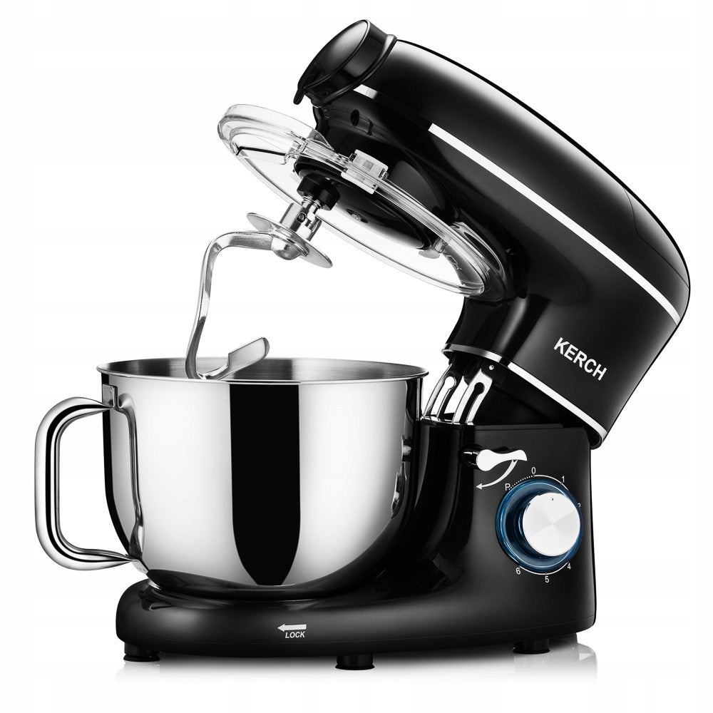 FOOD PROCESSOR PLANETARY MIXER WITH BOWL KERCH ROTARY 4000W BLACK 6,2L Operating modes pulsating