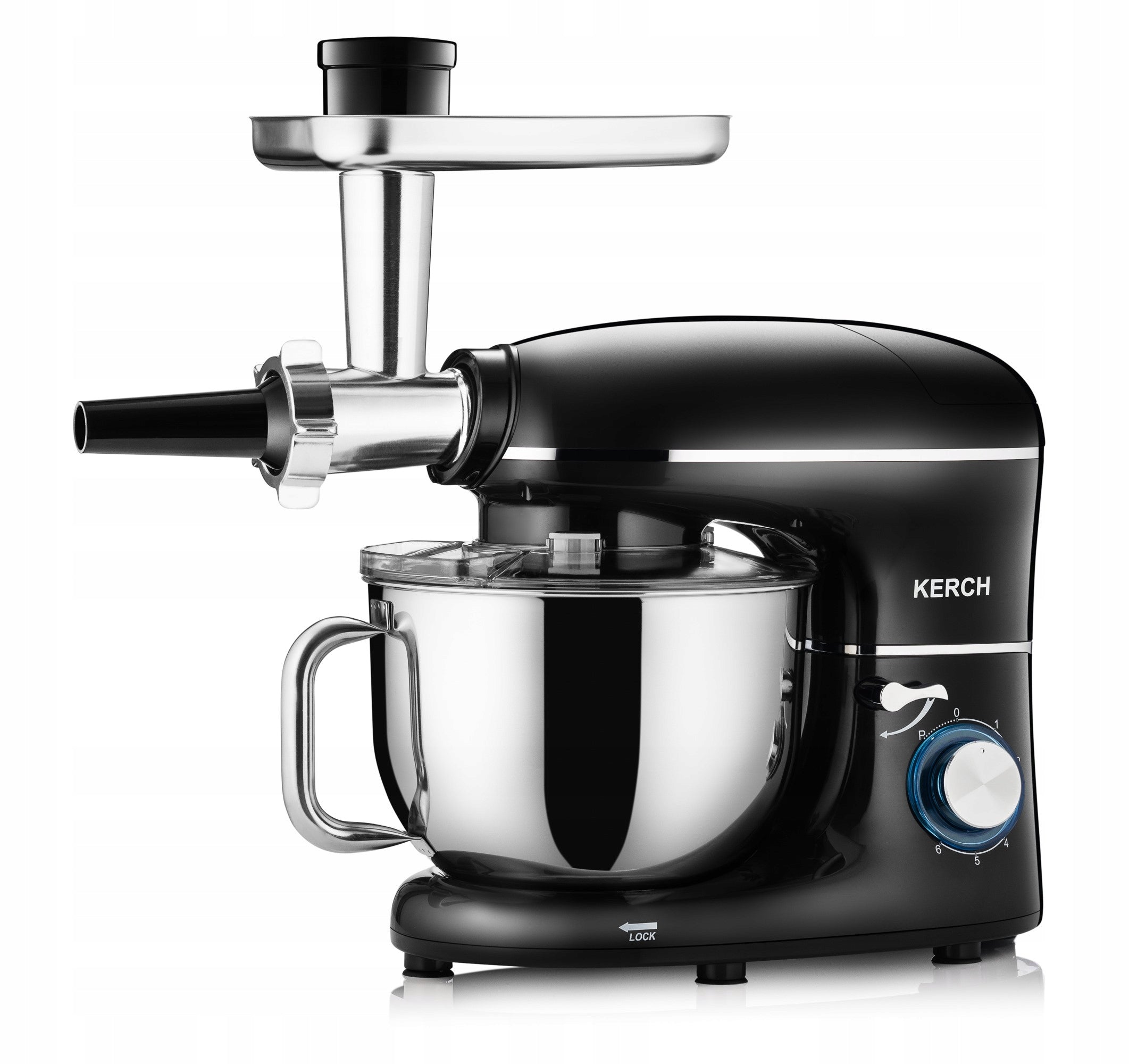 FOOD PROCESSOR PLANETARY MIXER WITH BOWL KERCH ROTARY 4000W BLACK 6,2L Power rating 2000 W