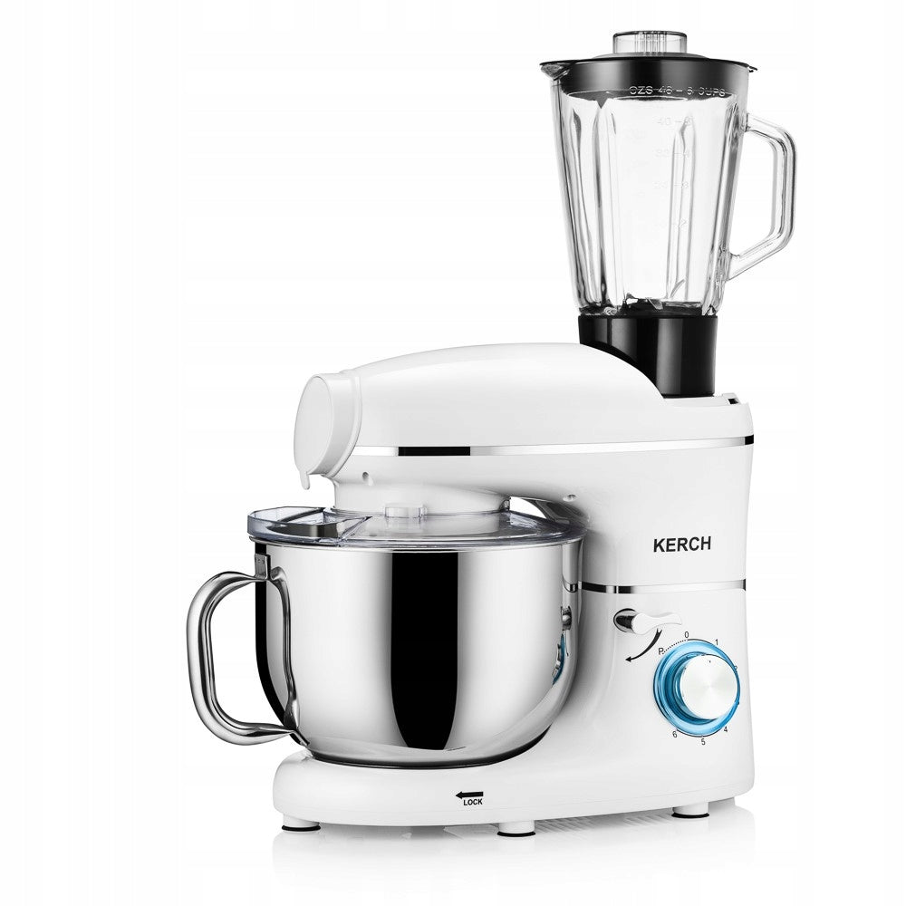 FOOD PROCESSOR PLANETARY MIXER WITH BOWL KERCH ROTARY 4000W WHITE 6,2L Dominant color white