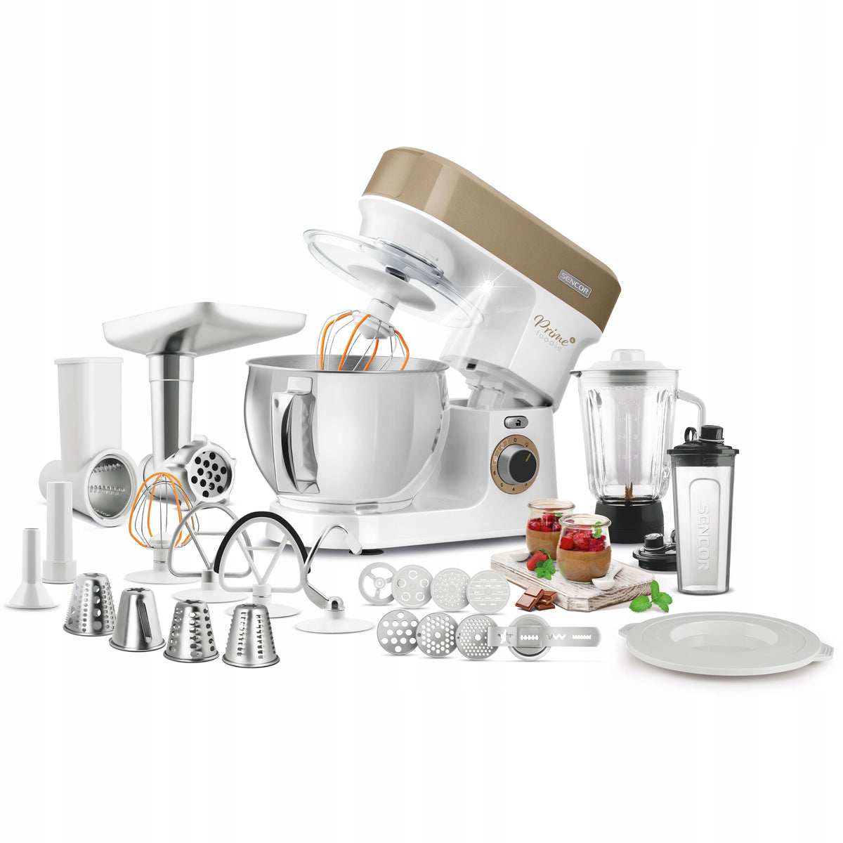FOOD PROCESSOR PLANETARY MIXER WITH BOWL Sencor STM 3787CH 1200W 4in1
