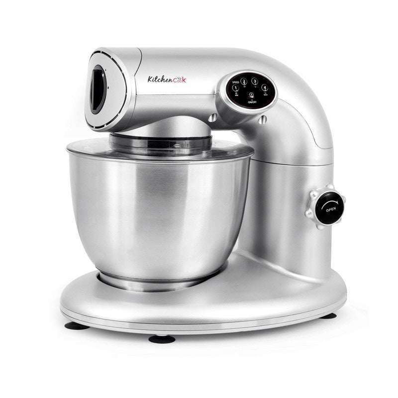 FOOD PROCESSOR PLANETARY MIXER WITH STEEL BOWL + 3 TIPS STRONG SILVER Manufacturer code KITCHENCOOK AK80_SILVER