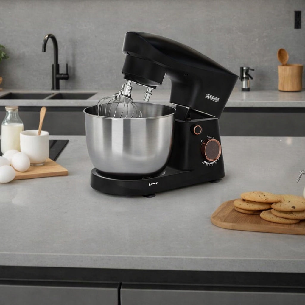 FOOD PROCESSOR Planetary 6L KNEADING MACHINE Mixer Cake Blender 1500W Model HKM 8077 CZARNY