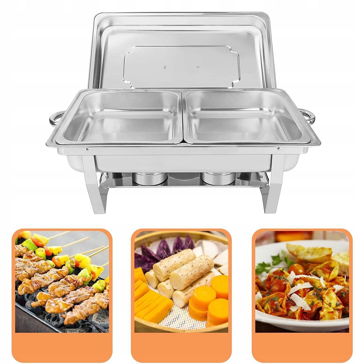FOOD SERVICE HEATER DISH CAREGIVER BUFFET STAINLESS STEEL 9L, Brand no brand