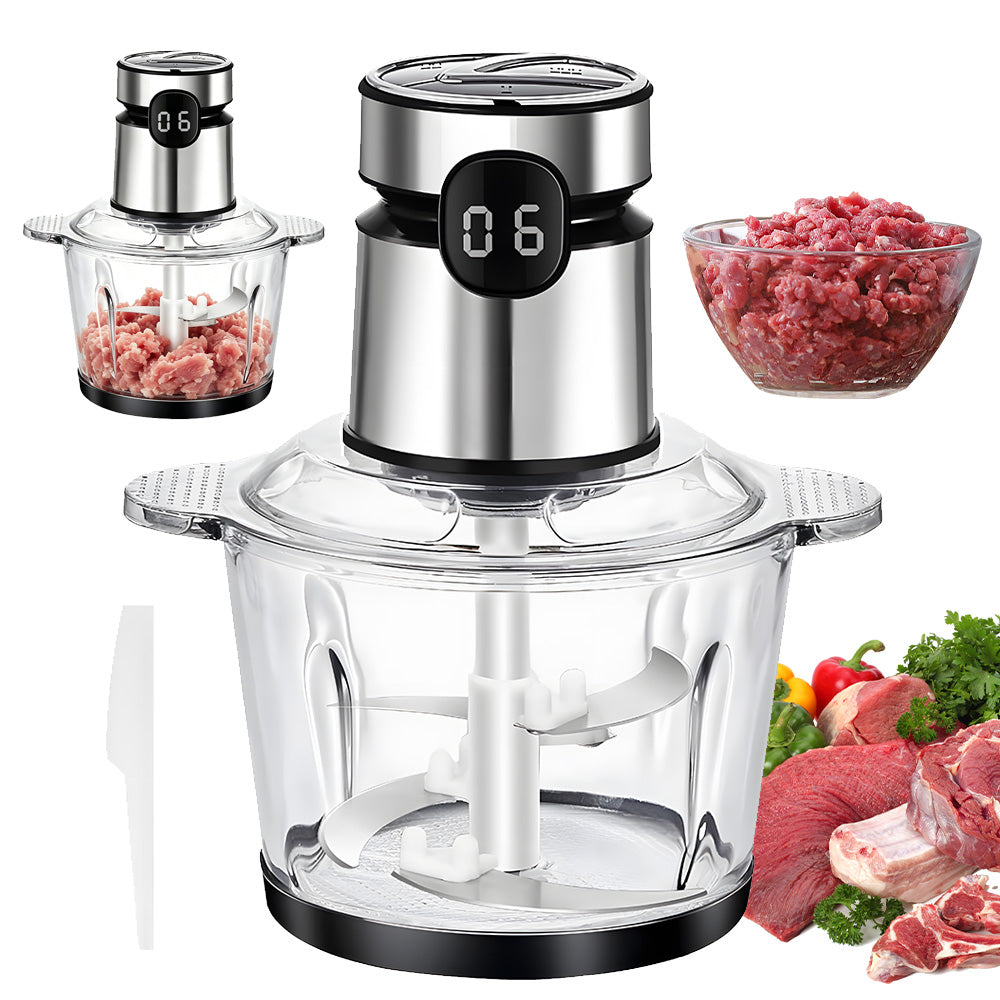 FOOD SHREDDER 2L TIMER LED DISHWASHER GLASS BOWL